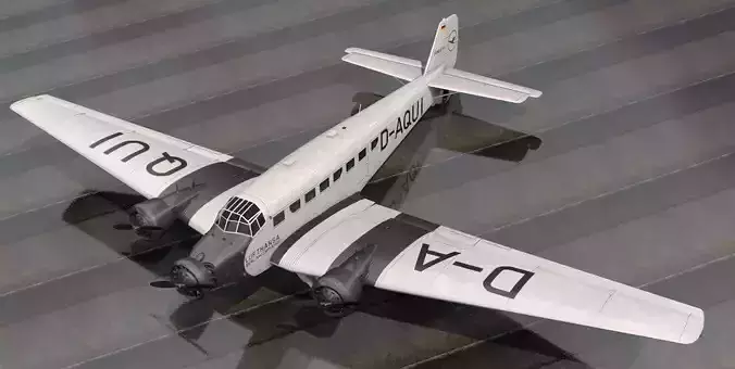 Junkers Ju-52 1m 3D model