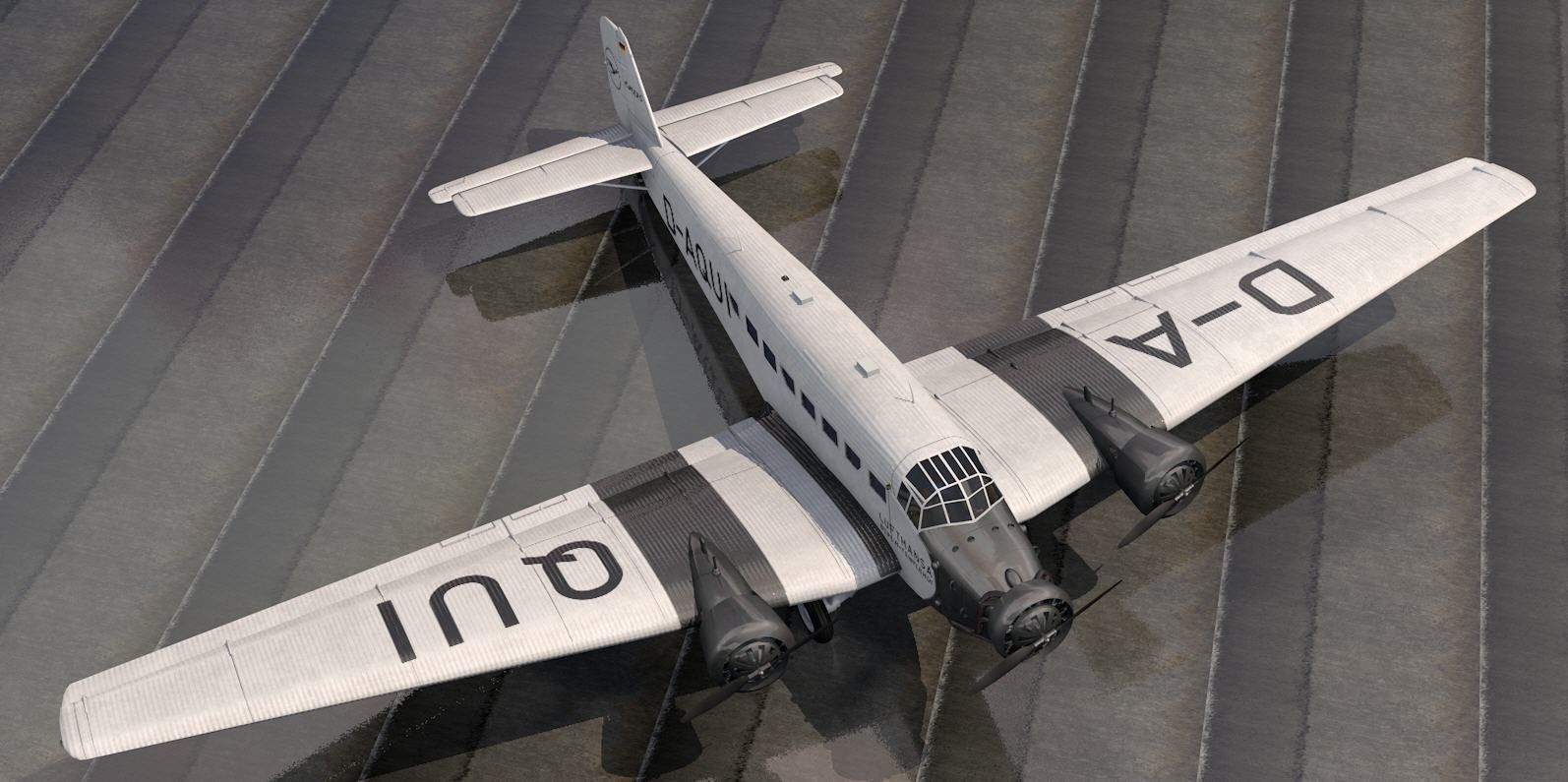Junkers Ju-52 1m 3D model_5