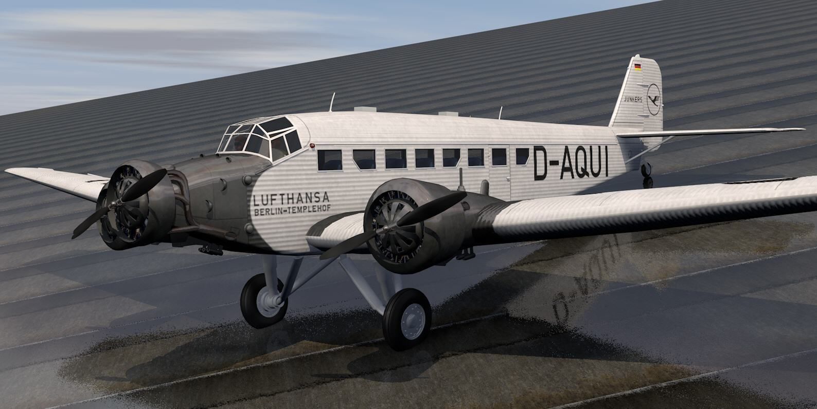 Junkers Ju-52 1m 3D model_7