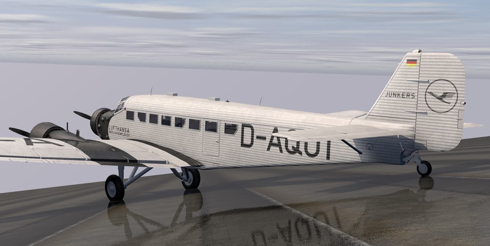 Junkers Ju-52 1m 3D model_6