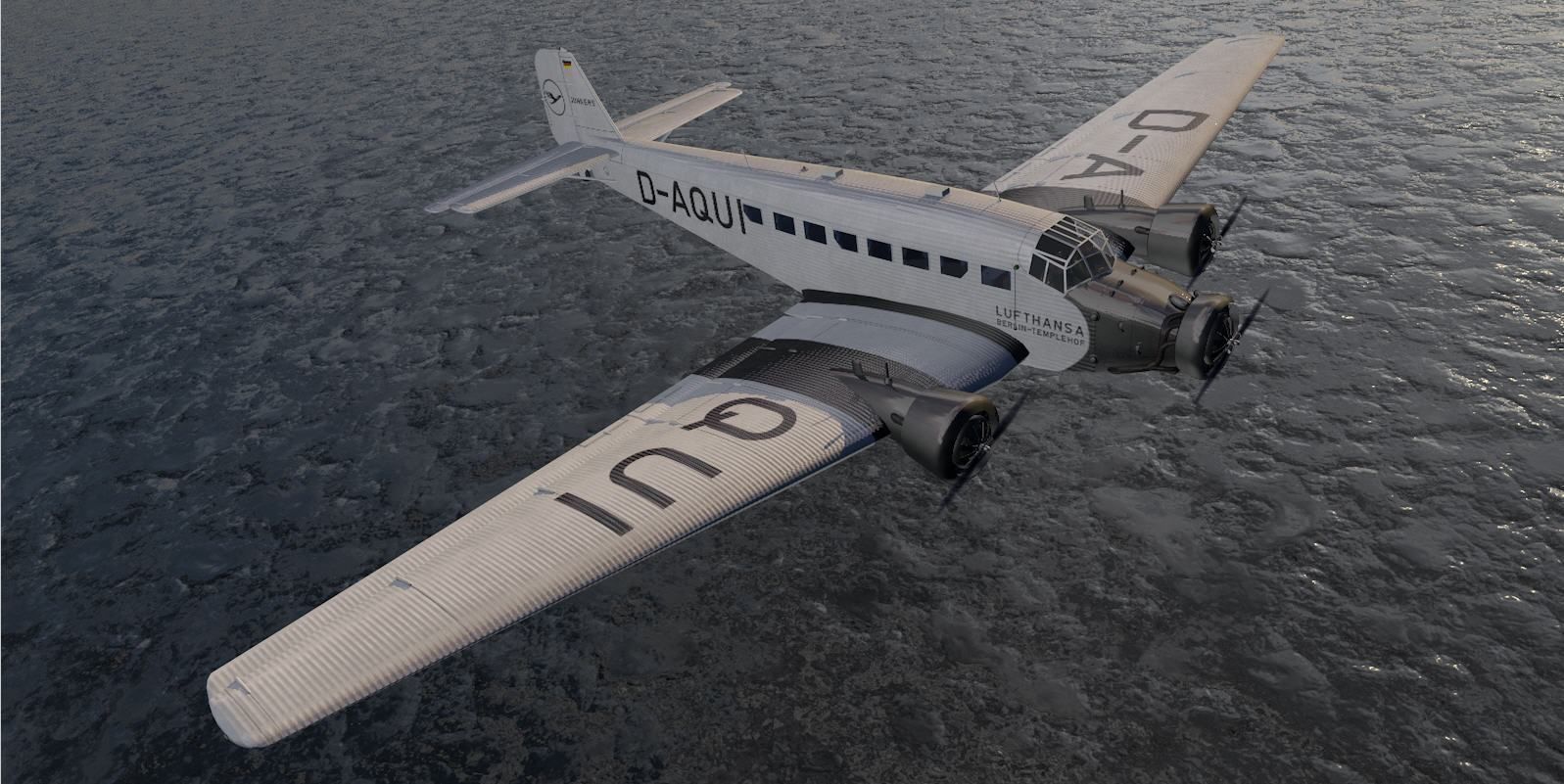 Junkers Ju-52 1m 3D model_8