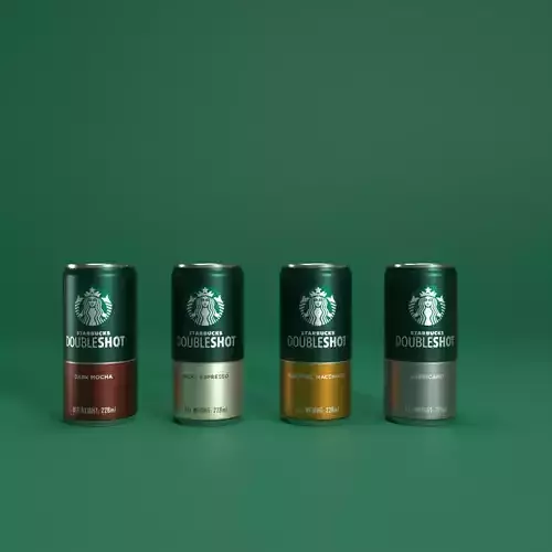 Starbucks Doubleshot Can Models