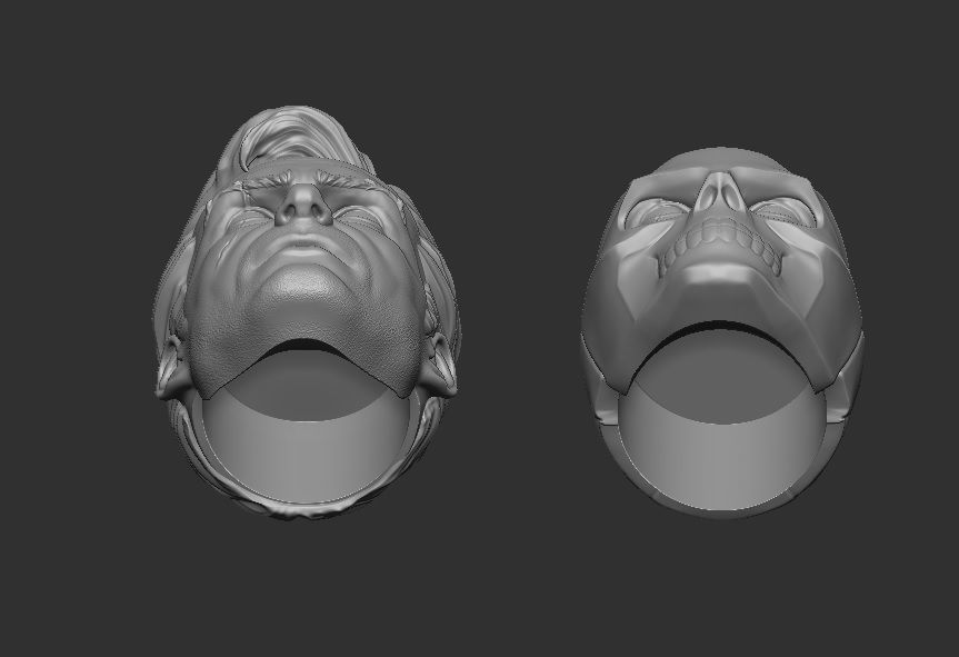 Black Mask - Headsculpt for Action Figures 3D print model_8