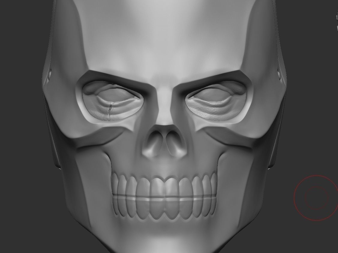 Black Mask - Headsculpt for Action Figures 3D print model_11