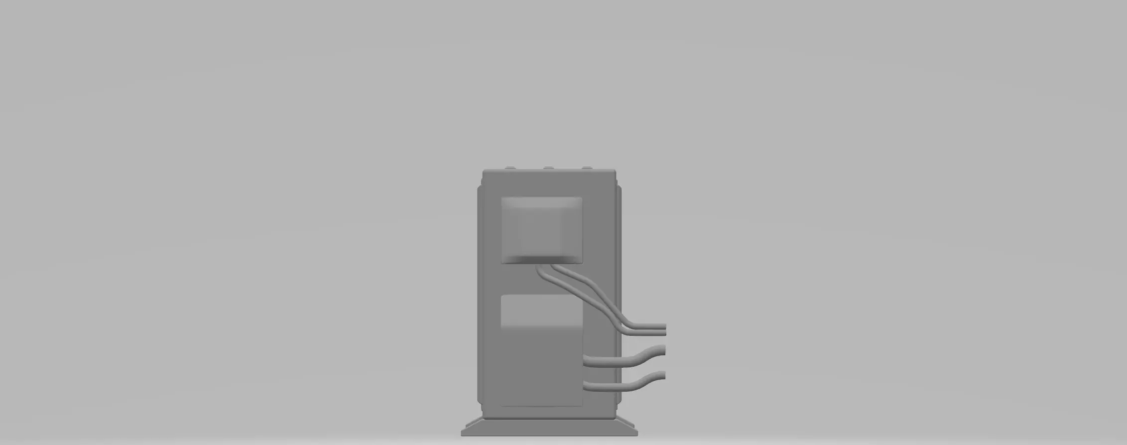 Air conditioner outdoor unit 3D print model