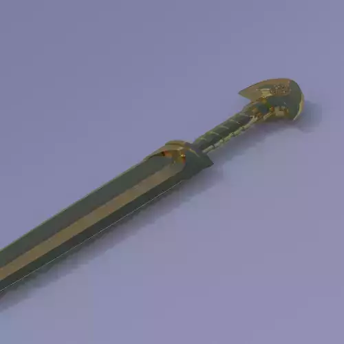 Ancient Bronze Age Sword for Print and Sand Casting 3D print model