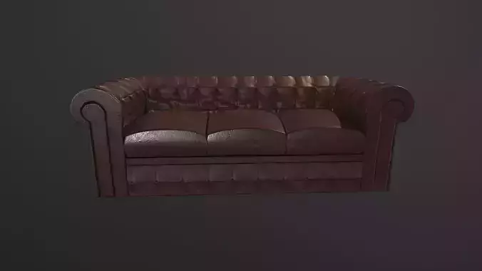 Chesterfield Couch 3D model