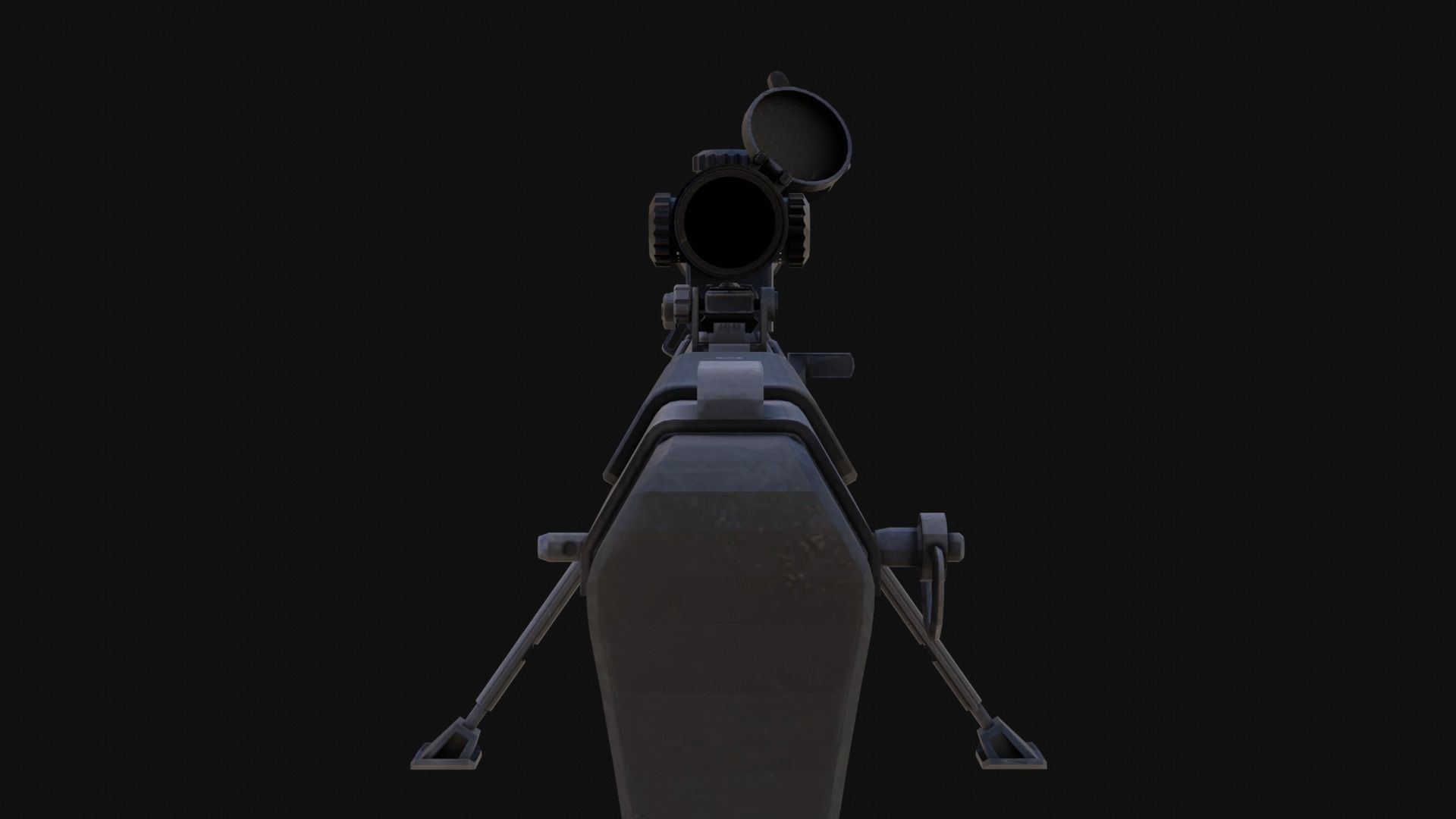 The ultimate M107 Sniper Game-ready Model 2K PBR Texture Low-poly 3D model_14