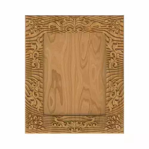 Carved picture frame STL