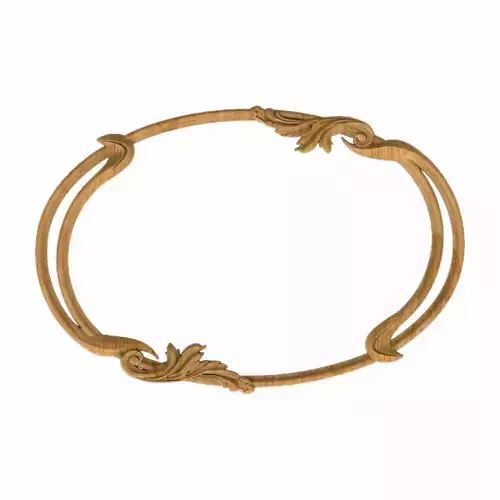 Carved picture frame STL