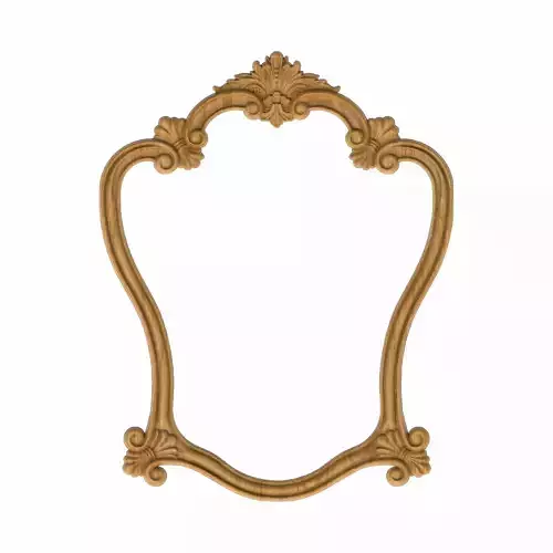 Carved picture frame STL