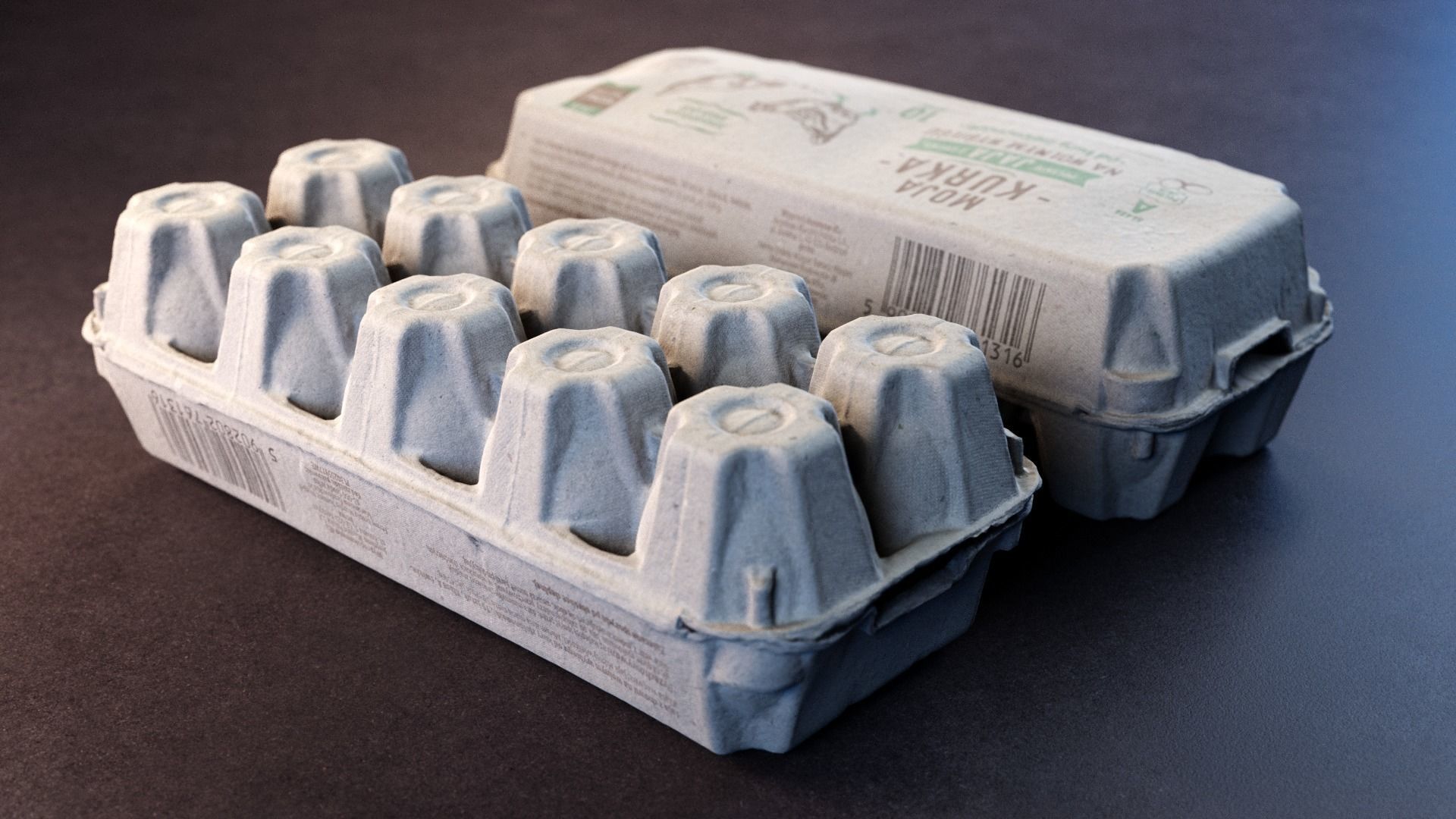 Egg Box -02- Photogrammetry 3D model_3