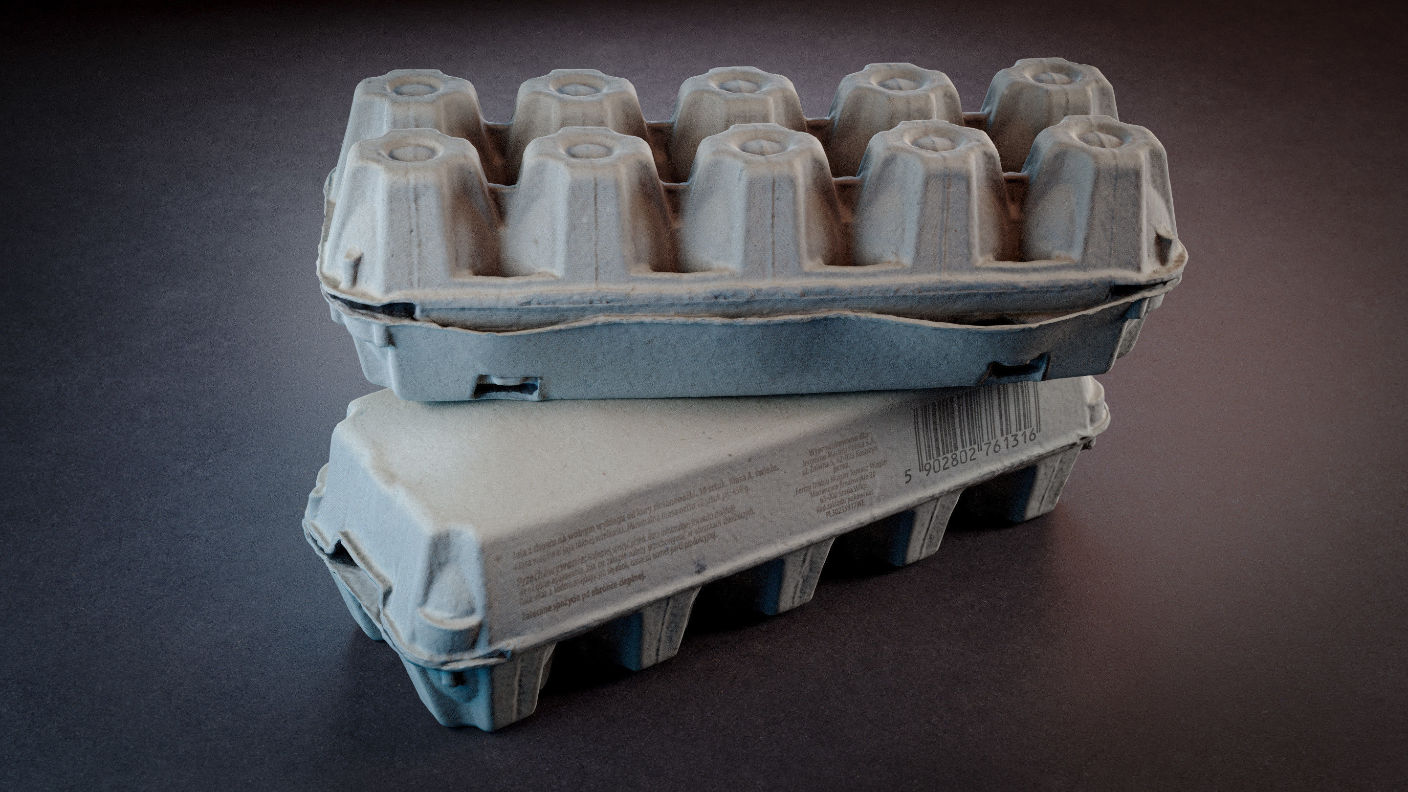 Egg Box -02- Photogrammetry 3D model_7