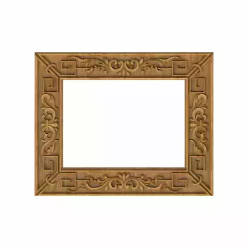 Carved picture frame STL