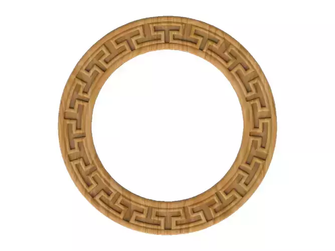 Carved picture frame STL