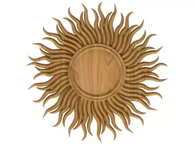 Carved picture frame STL