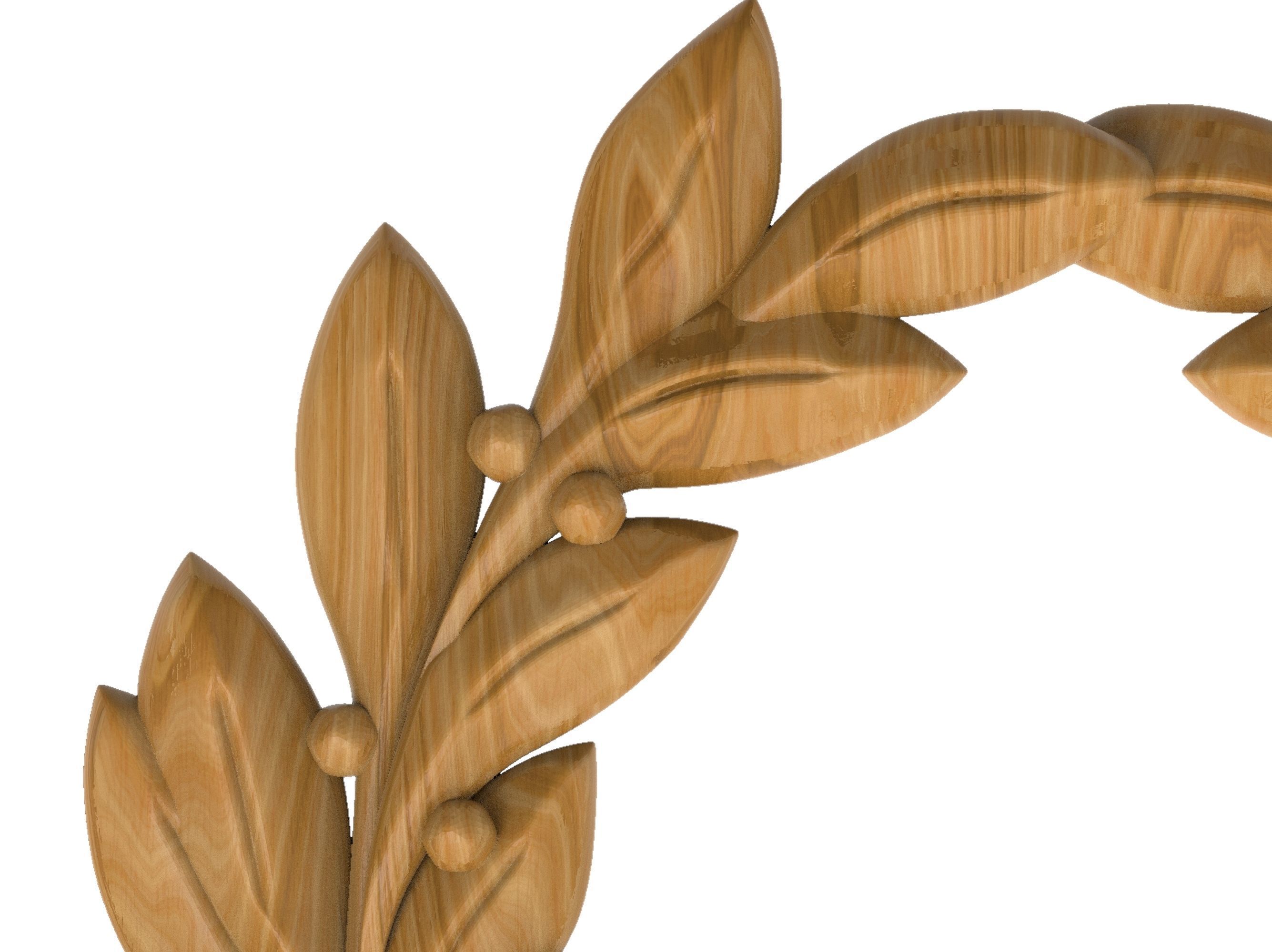 Carved picture frame STL 3D model_1