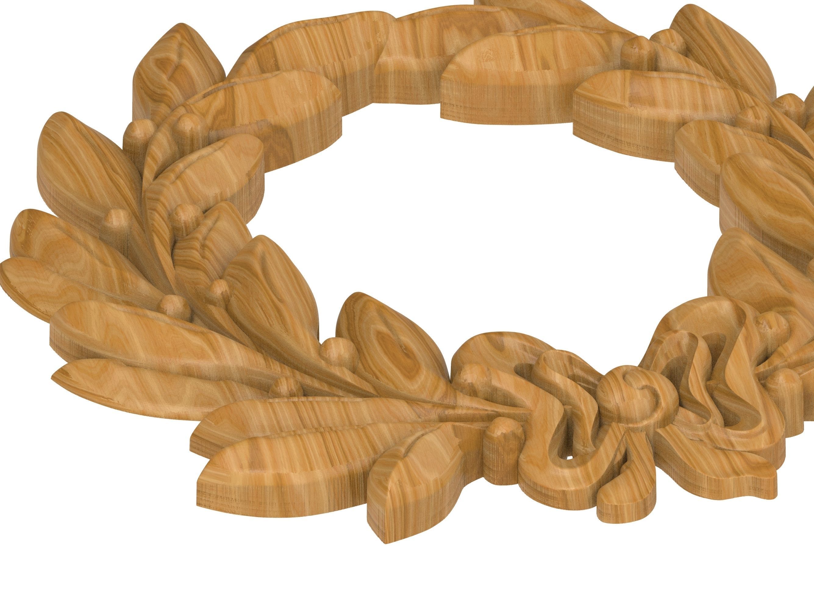 Carved picture frame STL 3D model_3