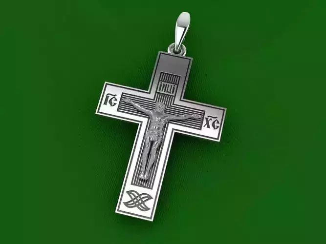 cross jesus on pendant