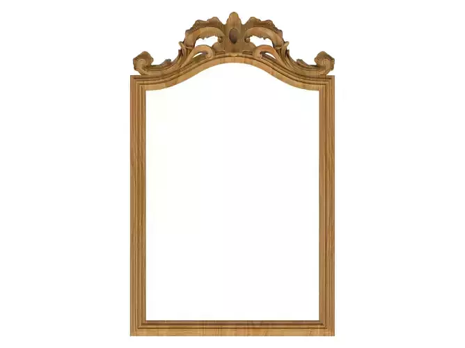 Carved picture frame STL