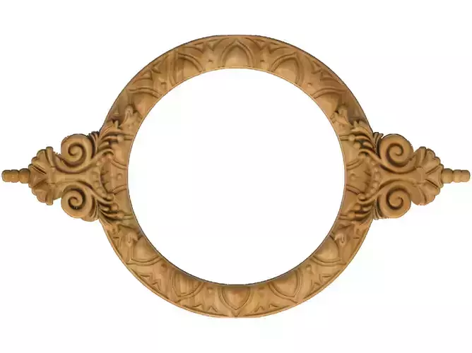 Carved picture frame STL