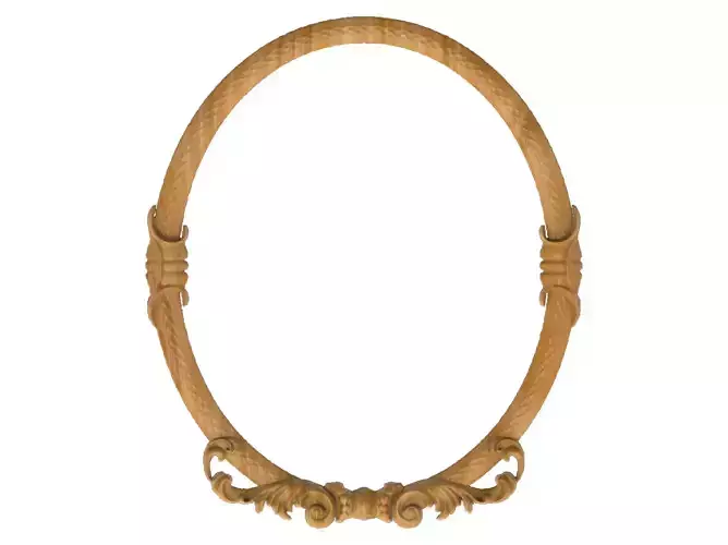 Carved picture frame STL