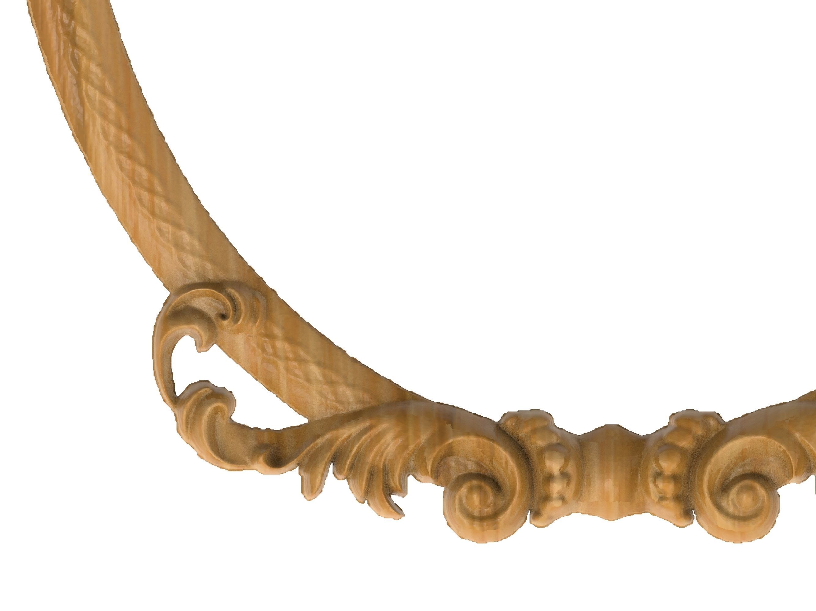 Carved picture frame STL 3D model_1