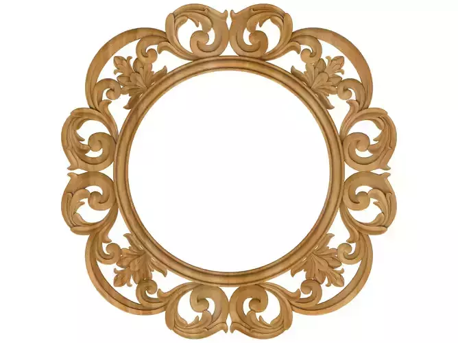 Carved picture frame STL