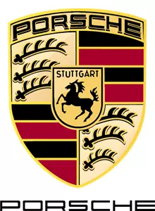 Cross logo of porsche Free 3D model