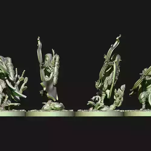 Wood elf pathfinders 3D print model