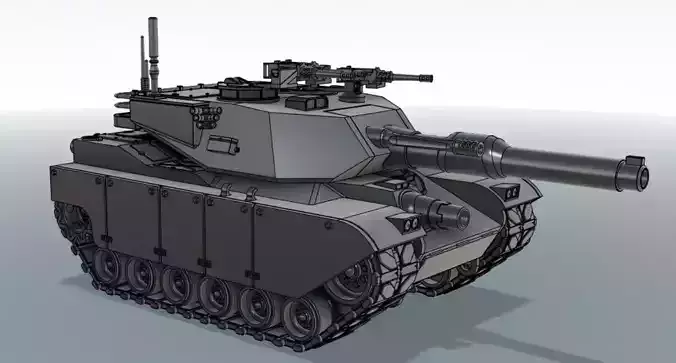 Super Abrams  3D print model
