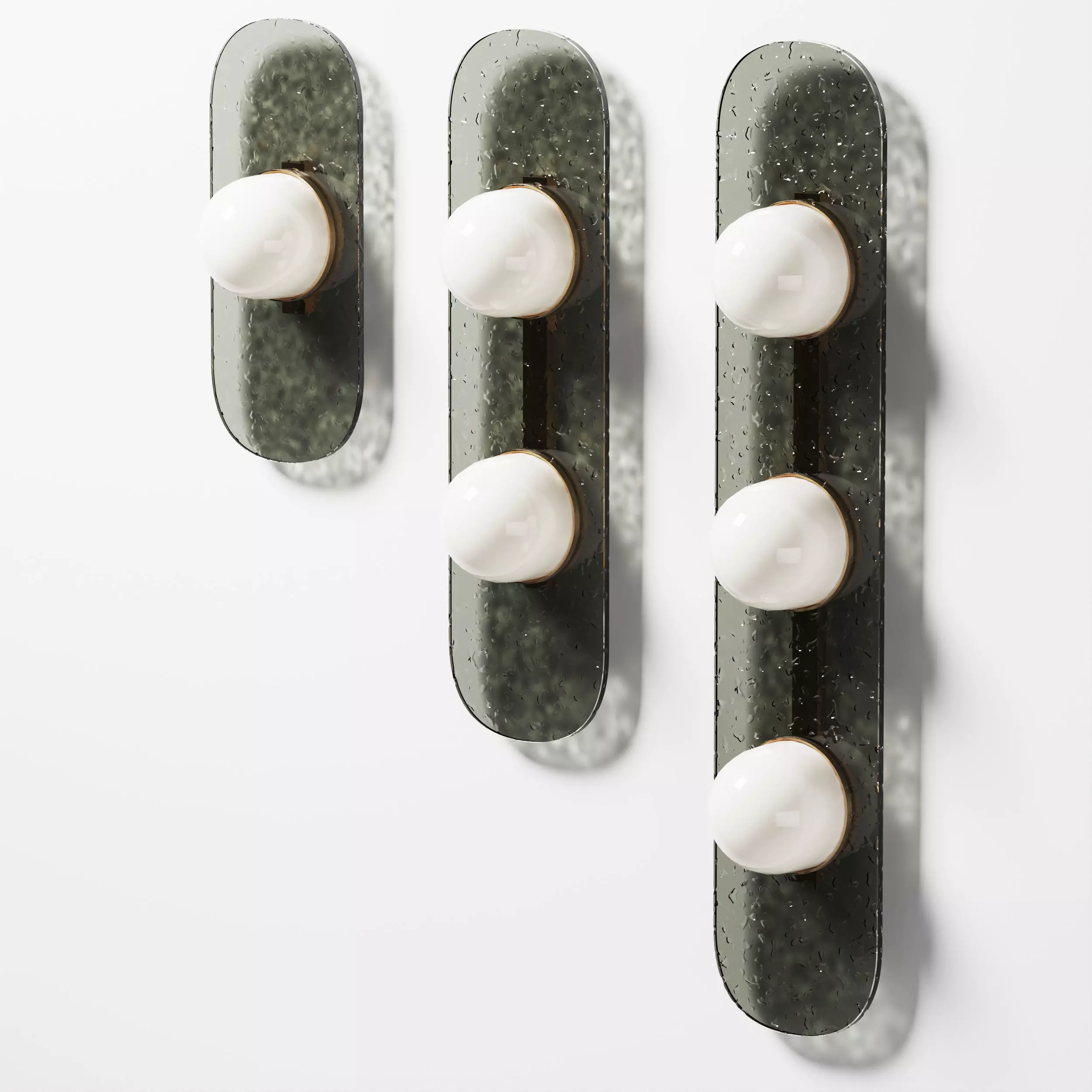 Modulo wall triple 3D model_0