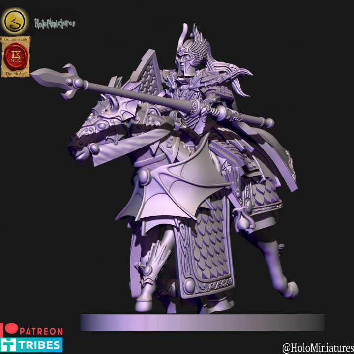 High born elves knights of ryma 3D print model_4