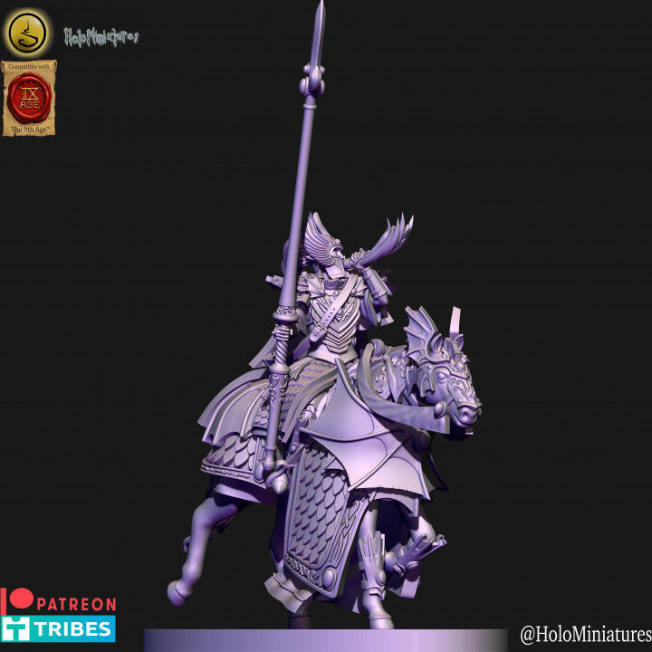 High born elves knights of ryma 3D print model_8