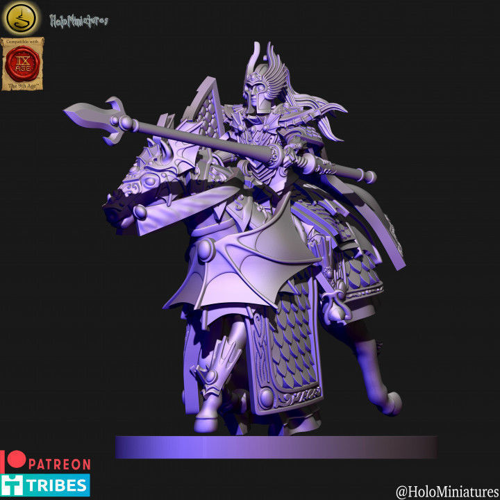 High born elves knights of ryma 3D print model_3