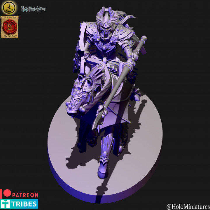 High born elves knights of ryma 3D print model_1