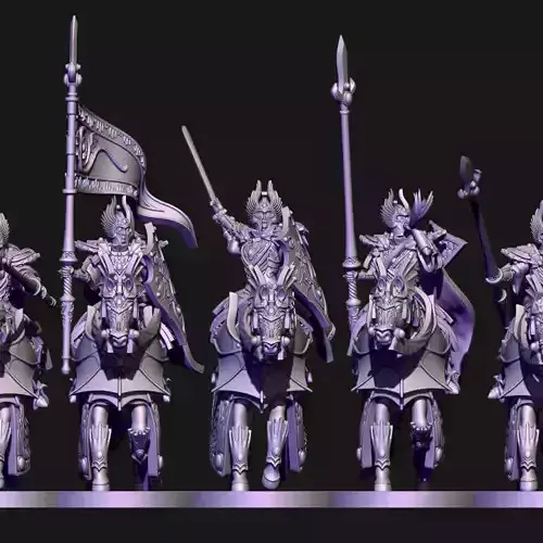 High born elves knights of ryma 3D print model