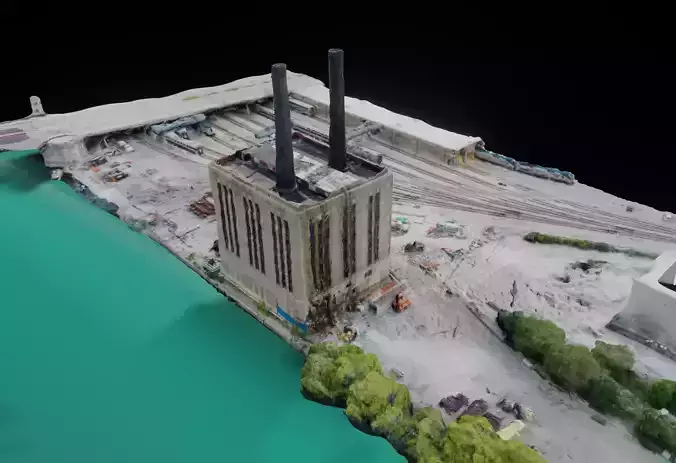 Power Station Photoscan 3D model
