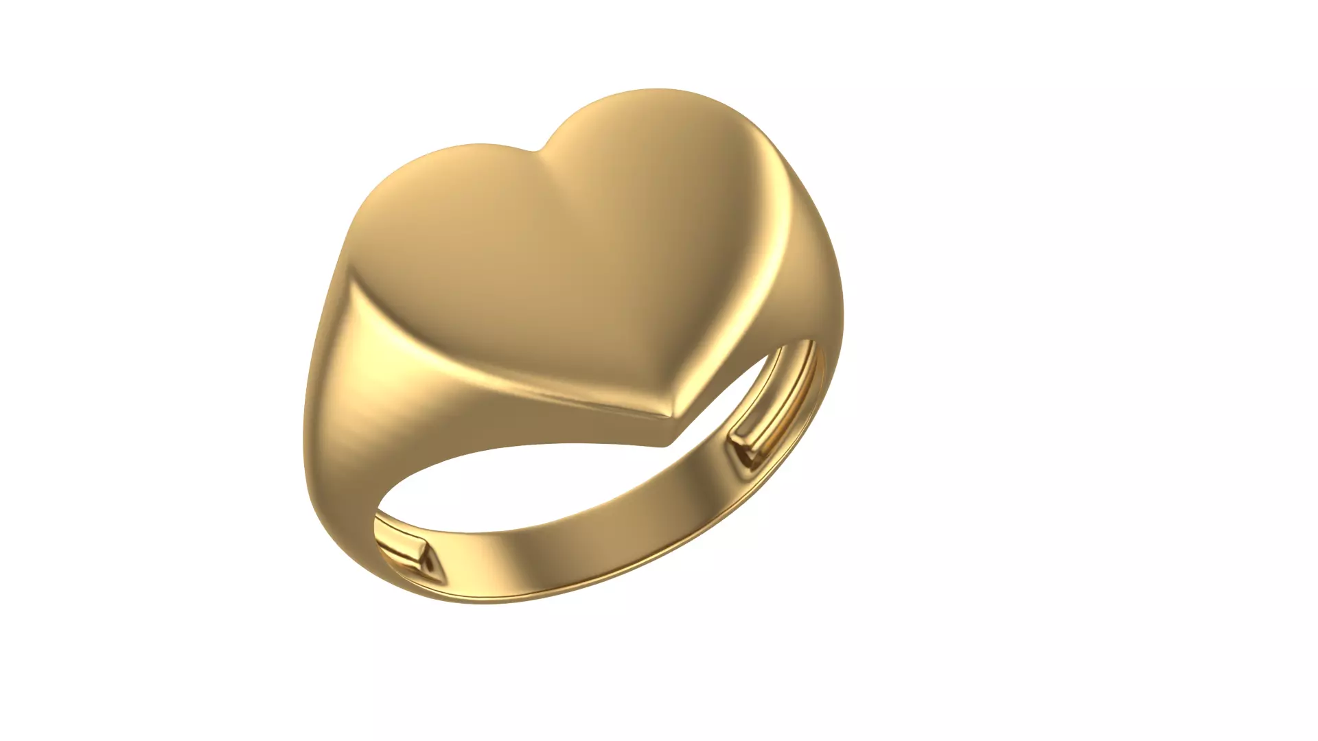 Heart Ring 3D print model
