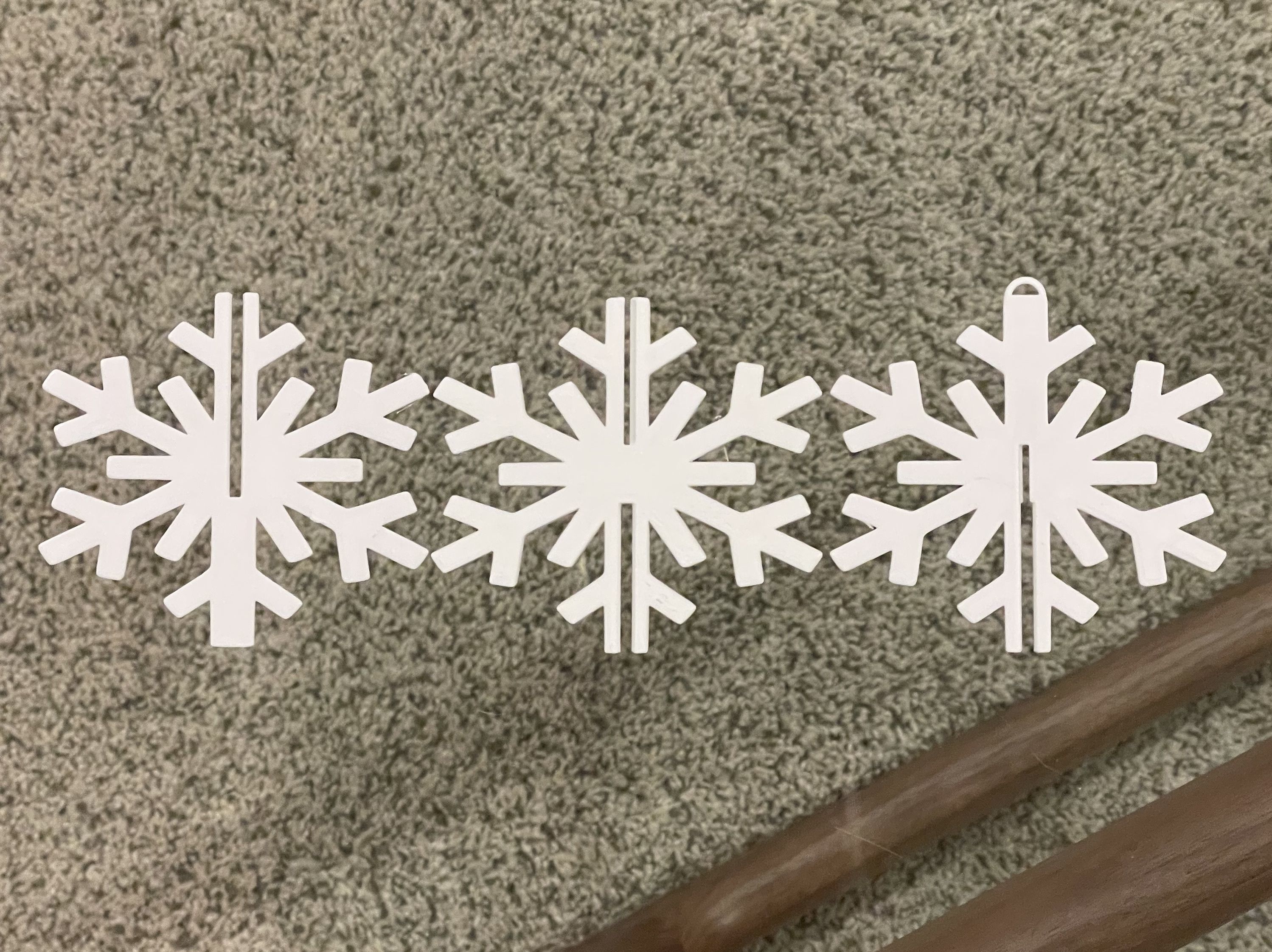 Snowflake Ornament 3D print model_1