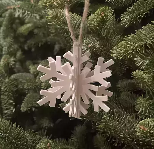 Snowflake Ornament 3D print model