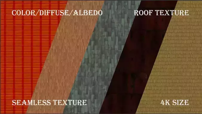 Roof Texture 4k PNG JPG PSD TIFF TGA BMP Texture Texture