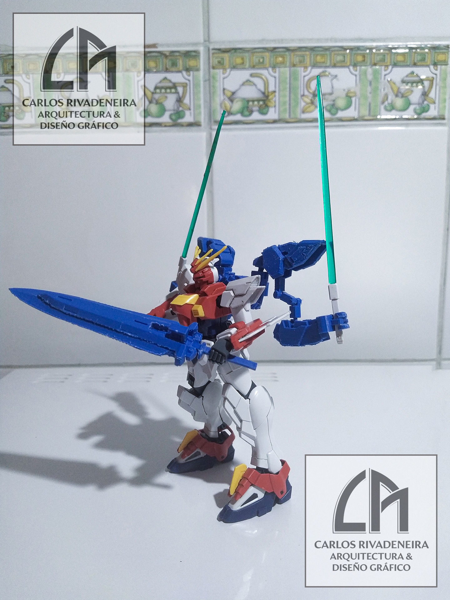 Gundam Exia Devise and Gn Luster Swor 3D print model_4