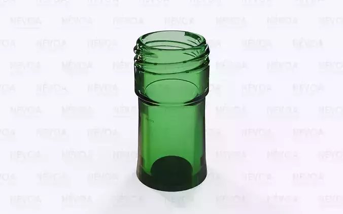 Glass finish - GME 30 14 - 31 5H 60 2-start thread pilfer proof 3D model