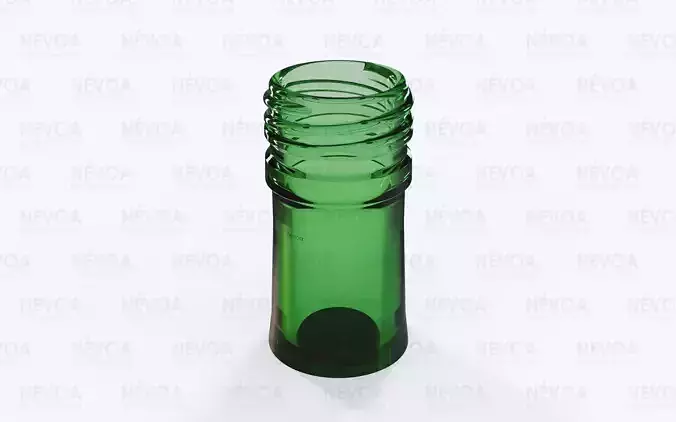 Glass finish - GME 30 14 31 5H 60 LG 2-start thread pilfer proof 3D model