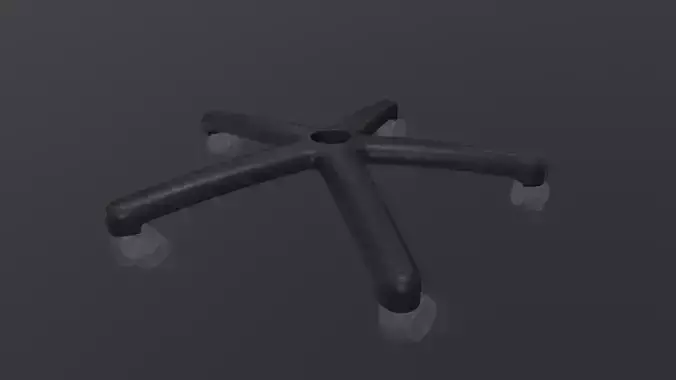 Versatile Chair Cross - High-Detail LOD Plastic Textures