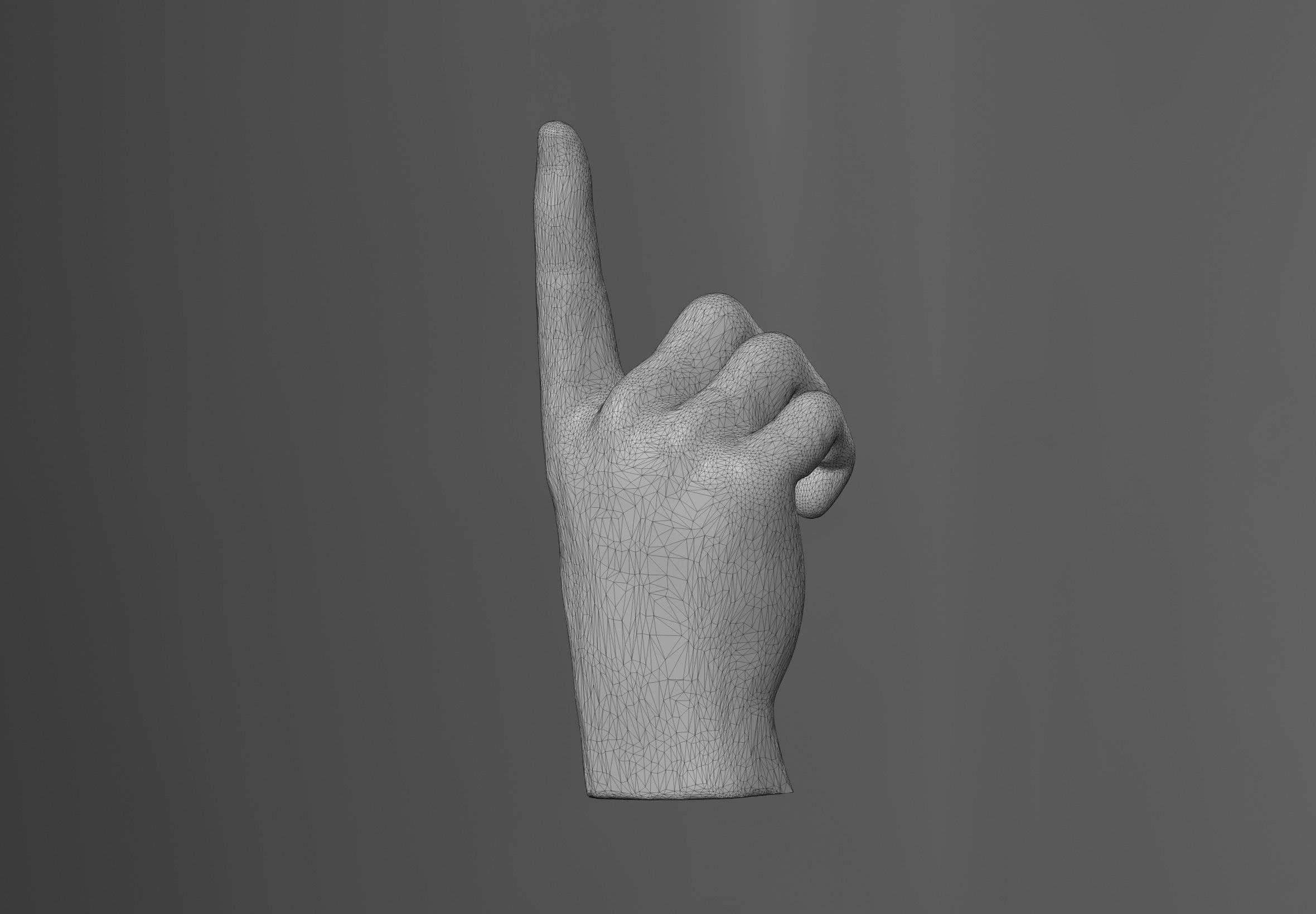 Pointing Hand 3D model 3D model | CGTrader