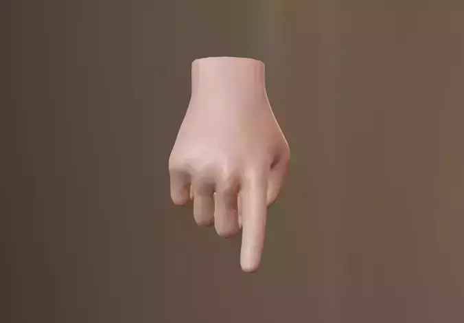 Pointing Hand 3D model 3D model