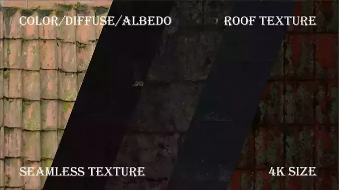 Roof Texture 4k PNG JPG PSD TIFF TGA BMP Texture Texture