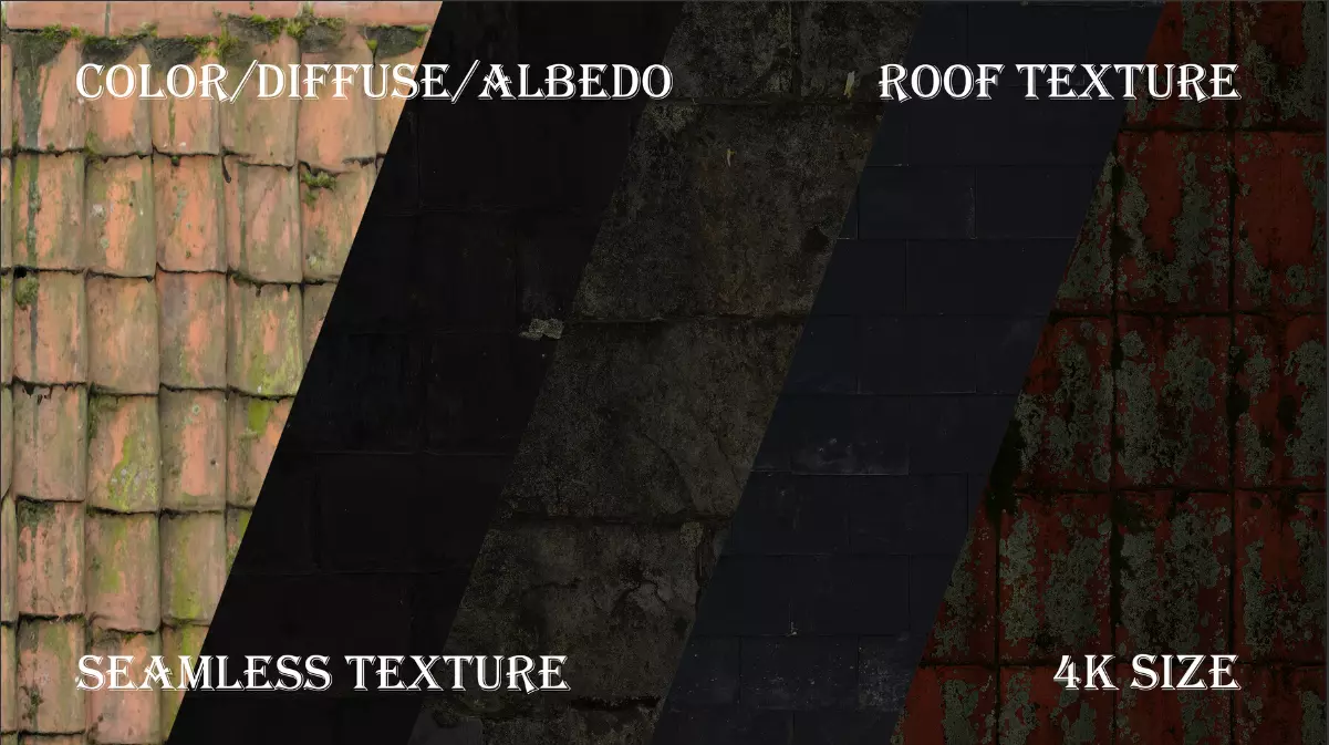 Roof Texture 4k PNG JPG PSD TIFF TGA BMP Texture Texture